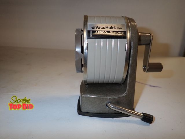 Lot 59-14340 - Vintage Vacuhold V-8 Apsco Sharpener, Like New