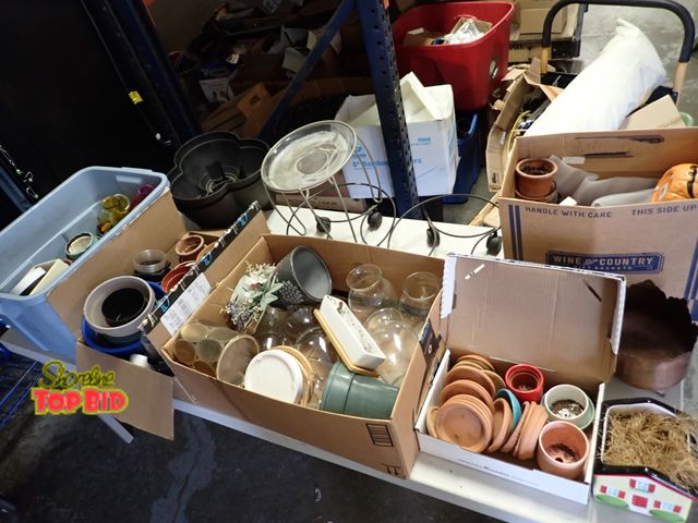 Lot 59-21442 - Lot of Pots, Plant Stands &amp; More