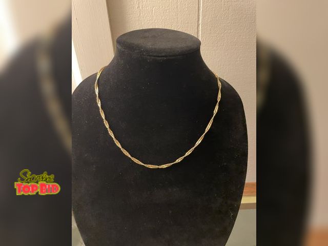 Lot 59-31236 - 14K Gold Necklace 19" Long, Made in Italy