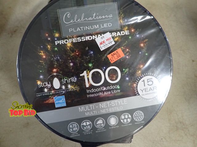 Lot 59-21225 - (2) Indoor/Outdoor String of 100 Lights, Multi-Color. Benefits YMCA Camp Pendalouan