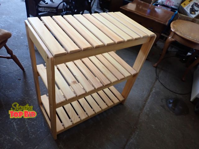 Lot 59-38349 - 3-Tier Storage Rack with Removable Shelves 32" x 29" x 15"