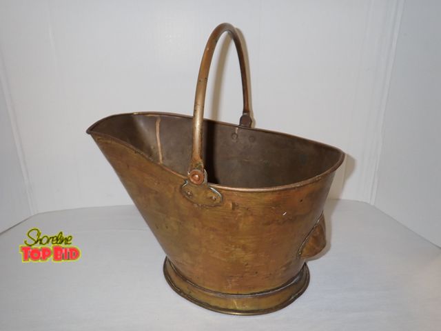 Lot 59-24263 - Antique Brass Coal Scuttle