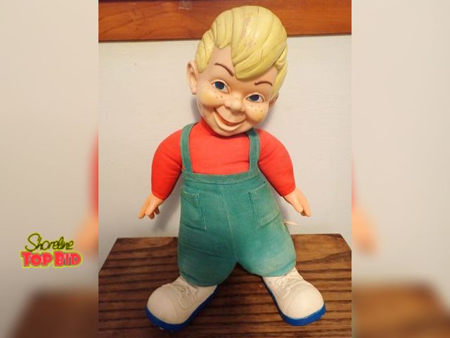 Lot 59-43404 - Vintage Mattel Beany Talking 16" doll Bob Clampett 1949 - Works, Tested