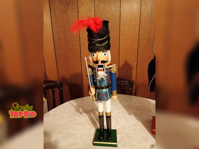 Lot 59-43120 - 22" tall Nutcracker, Great Condition