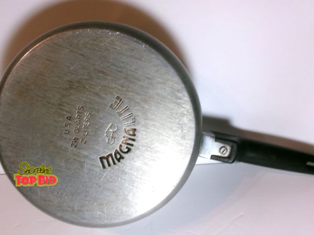 Lot 59-74575 - Vintage Magnalite 2 1/2-quart Saucepan - Mad in USA - heavy duty.