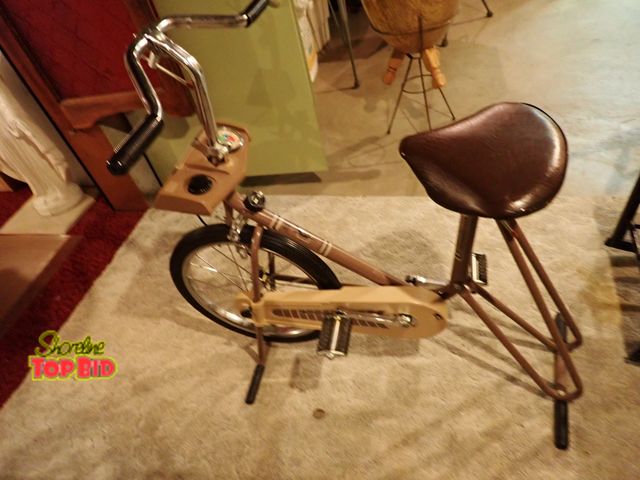 Lot 59-43124 - Mid-Century Stationary Exercise Bike, Slender Cycle Vitamaster