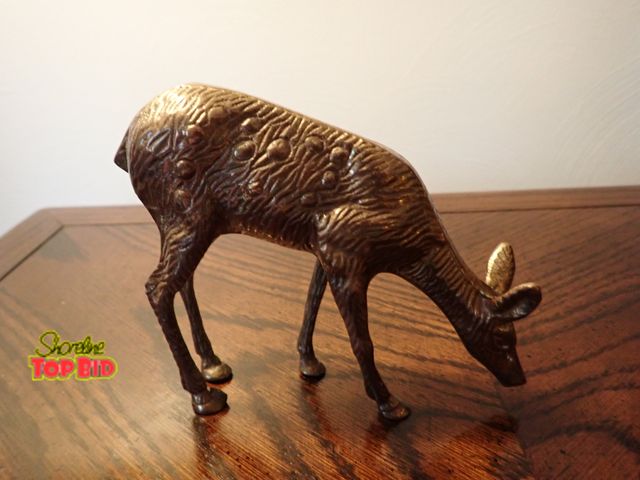 Lot 59-43075 - MCM Brass Deer Figurine