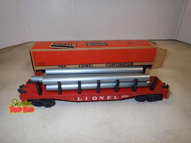 Lot 59-41836 - Lionel 6511 pipe car and original box