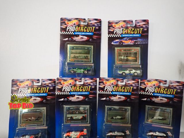 Lot 59-43729 - 6 Hot Wheels Procircuit Unopened Collector Cars, Mint Condition
