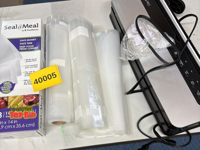 Lot 59-40005 - Vacuum Sealer (Sinopuren V63 Pro) - Comes with many bags of various sizes