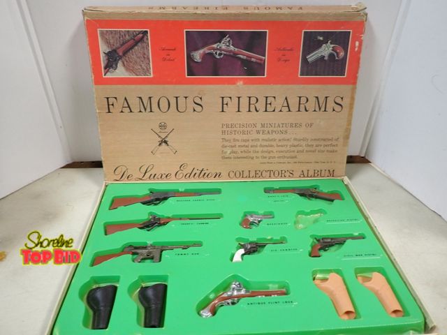 Lot 59-41383 - Marx Vintage 1950s Famous Firearms - Missing 1 piece with Original Box