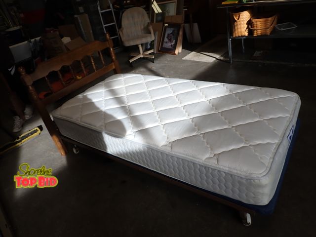 Lot 59-41083 - Twin Size Bed with Sealy Mattress