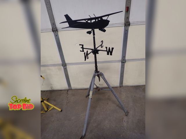 Lot 59-41064 - Airplane Weather Vane on Stand