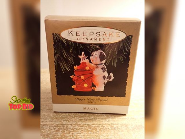 Lot 59-41719 - Hallmark keepsake Dog's Best Friend ornament