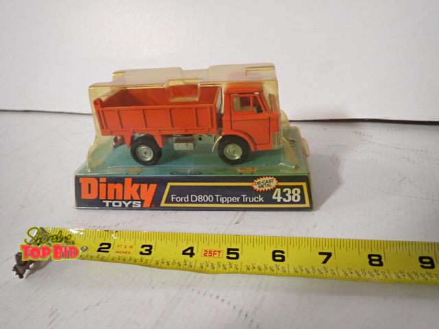 Lot 59-43314 - Vintage Dinky Toys Ford D800 Tipper Truck Die-Cast 438, Mint, Still in Original Packaging