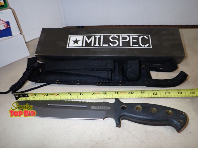 Lot 59-41300 - MilSpec New Tactical 13 1/2" Knife