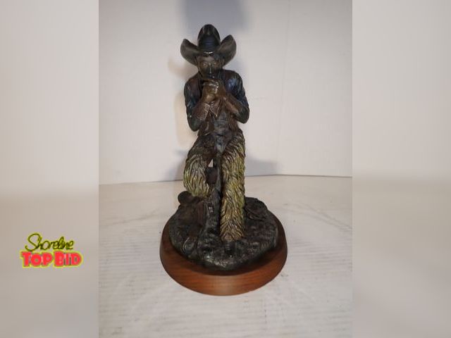 Lot 59-10129 - Signed, 1980 Bronze Sculpture "Performance" by James Muir 11 1/2" tall. Estimated value $800.00 to $...