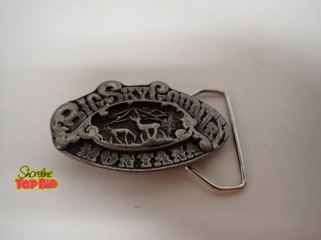 Lot 59-30005 - Vintage 1976 Big Sky Country Belt Buckle
