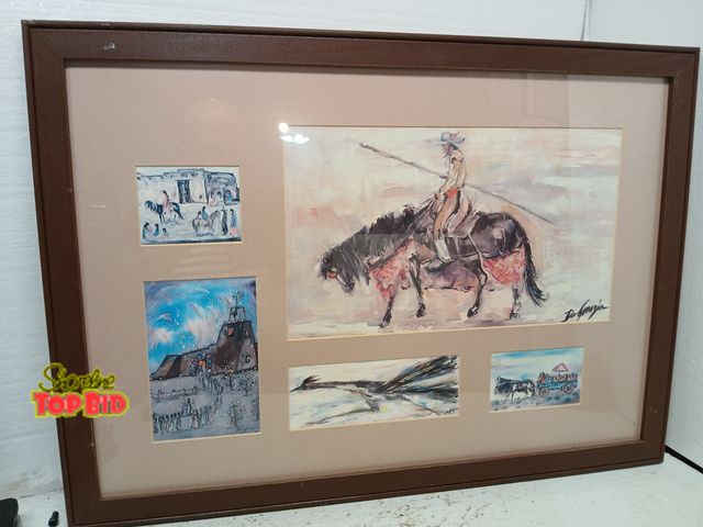 Lot 59-71010 - Picture Lovely western wall picture 28x20