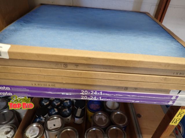 Lot 59-21117 - Misc. Air Filters, 7 Misc. Sizes. Benefits YMCA Camp Pendalouan