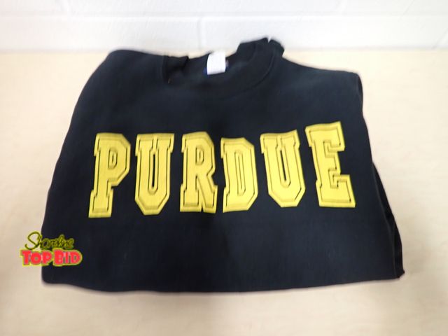 Lot 59-45078 - New Old Stock Purdue University Crew Neck Sweatshirt from 1980s - 1990s Size Small