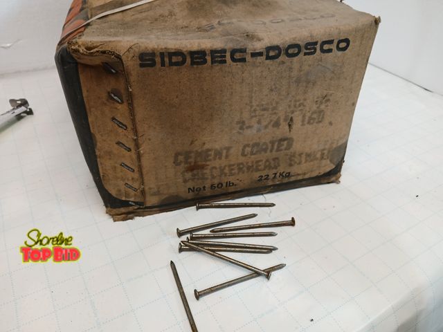 Lot 59-71031 - 50lbs 3 14 inch framing nails new full
