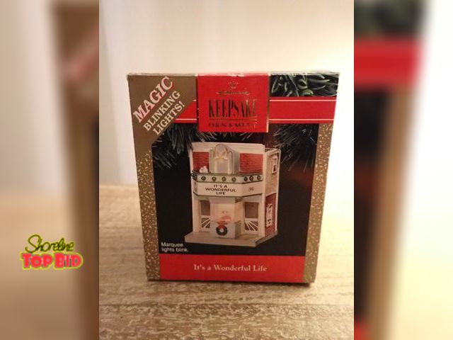 Lot 59-41724 - Hallmark keepsake It's a wonderful life ornament