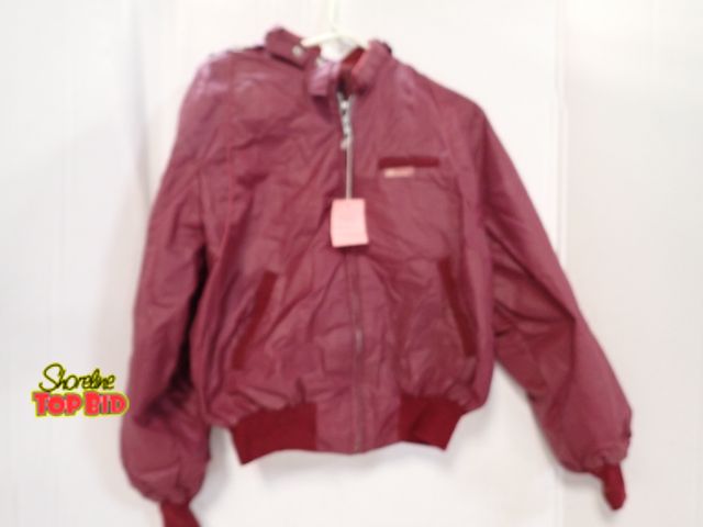 Lot 59-45170 - New Old Stock 1980s Ferrari Racer Jacket Size XLarge Made in USA, Shell 65% Polyester 35% Cotton, Li...