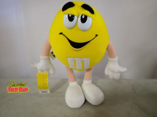 Lot 59-33407 - New Collectible Yellow M &amp; M Plush Toy 14"