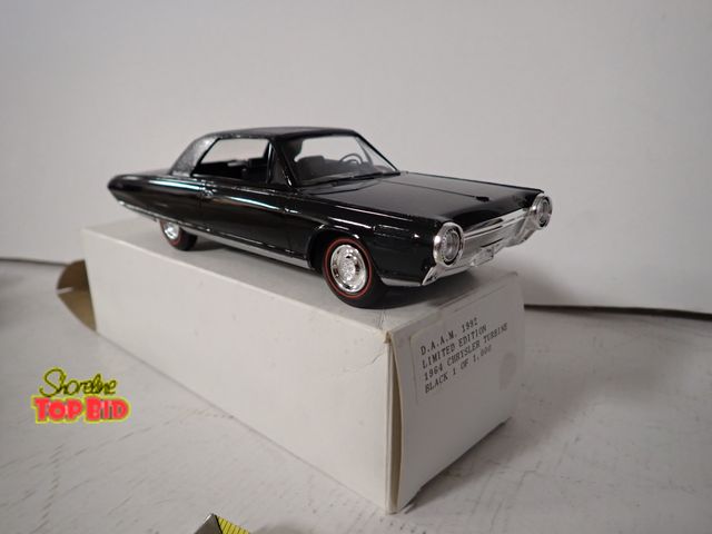 Lot 59-43297 - Limited Edition 1964 Chrysler Turbine Black 1 of 1000, Mint Condition 8" long