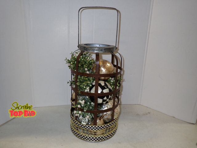 Lot 59-43162 - Decorative Lantern 21" Tall To Handle