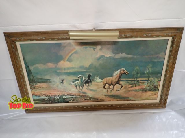 Lot 59-14413 - Oil on Canvas Painting Titled "Rainbow Trail" by Artist Rico Tomasco. This painting from the Paradis...