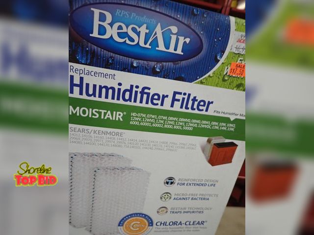 Lot 59-21199 - 2 Bestair Humidifier Filters. Benefits YMCA Camp Pendalouan