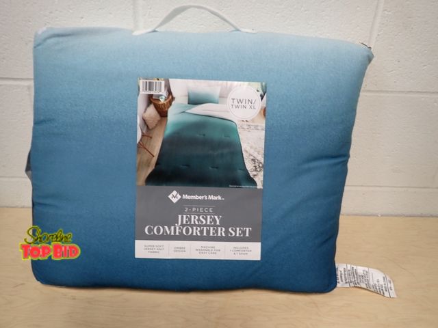Lot 59-45023 - New 2-pc Jersey Comforter Set Twin/Twin XL