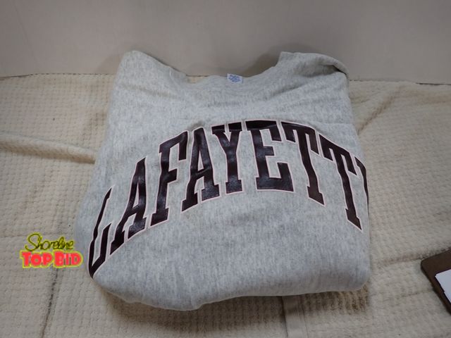 Lot 59-13134 - New Old Stock Vintage 1990s Crewneck Lafayette College Sweatshirt- Size Medium, Made in USA