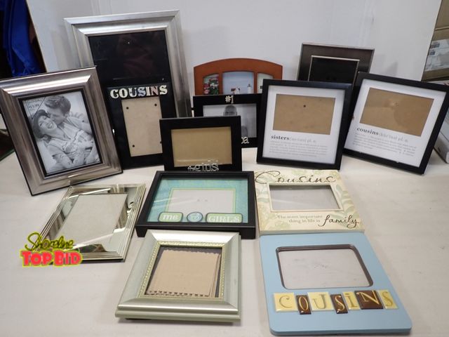 Lot 59-41322 - Picture Frames - Various Sizes &amp; Design