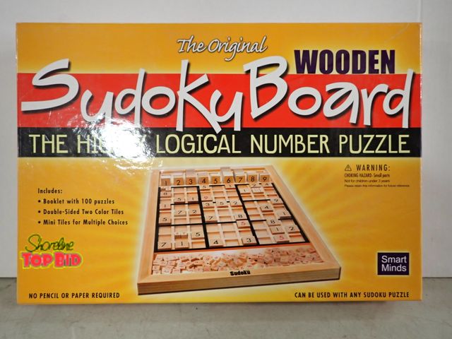 Lot 59-58013 - The Original Wooden Sudoku Board Game, Complete