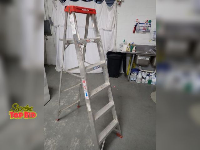 Lot 59-96071 - 6-foot Aluminum Step Ladder by Werner