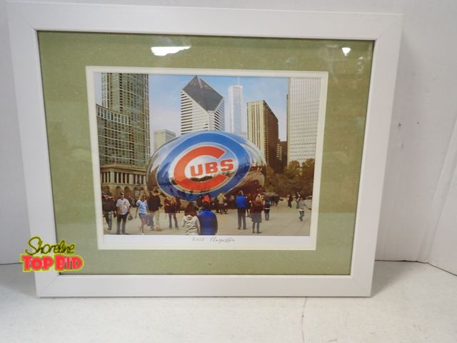 Lot 59-43417 - Framed Cubs 2015 Playoffs 11" x 14"