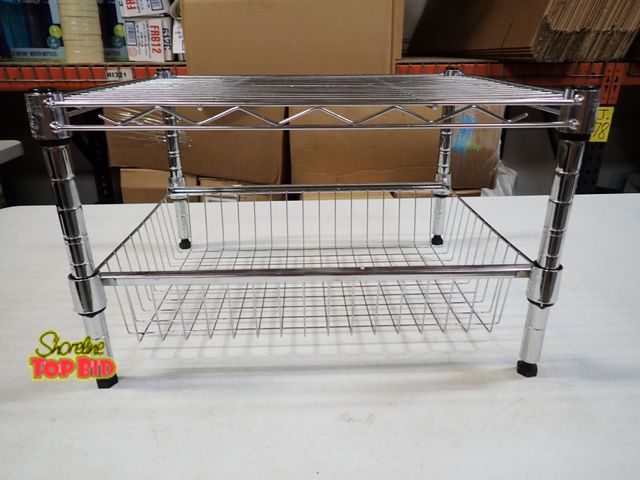 Lot 59-43198 - NSF Chrome Stacking Cabinet Organizer
