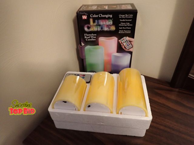 Lot 59-43247 - Changing Luma Candles with Remote