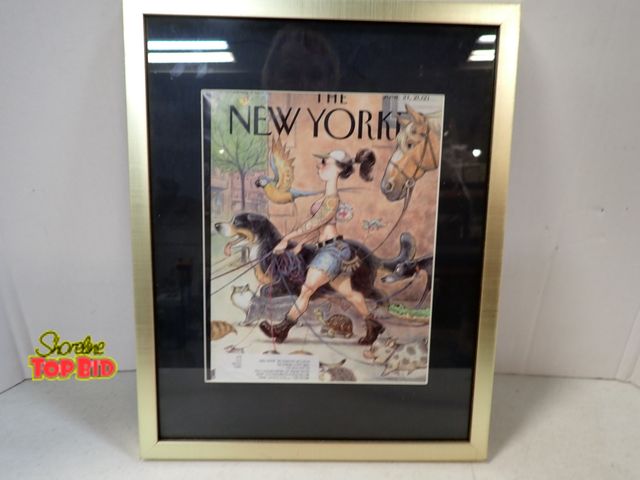 Lot 59-43462 - Framed The New Yorker Magazine 11" x 14"