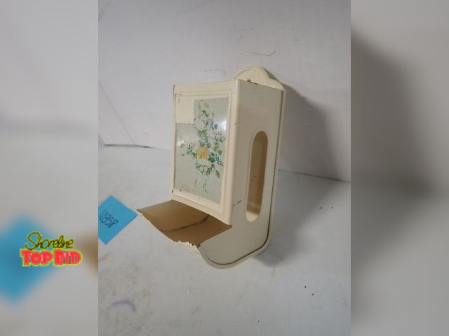 Lot 59-10358 - Vintage Tin Wall Mounted Matchbox Holder