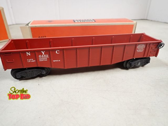 Lot 59-41830 - Lionel 6462 red gondola car and original box