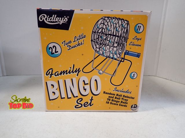 Lot 59-43435 - Ridley's Family Bingo Set