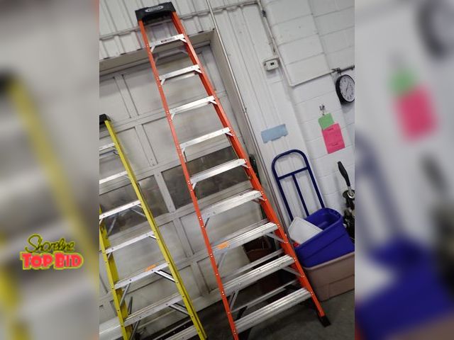 Lot 59-41200 - 10' Werner Fiberglass Step Ladder