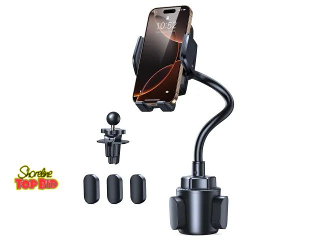 Lot 59-74298 - TECKNET Cup Phone Holder for Car - Adjustable Gooseneck Cup Holder Phone Holder - New