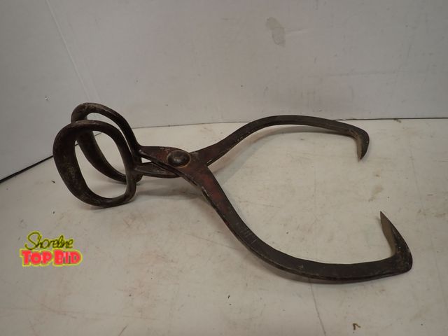 Lot 59-14568 - Gifford-Wood Co. Antique Ice Tongs 1800s Ice Harvesters 14 1/2" long No. 542