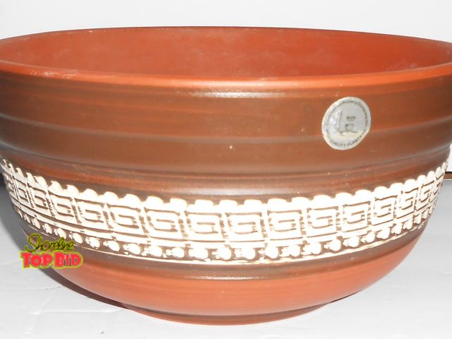 Lot 59-74235 - Beautiful Vintage Large California Pottery Bowl - 9.5" Diameter - no flaws