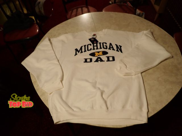 Lot 59-43126 - Large Michigan Sweatshirt, Never Worn